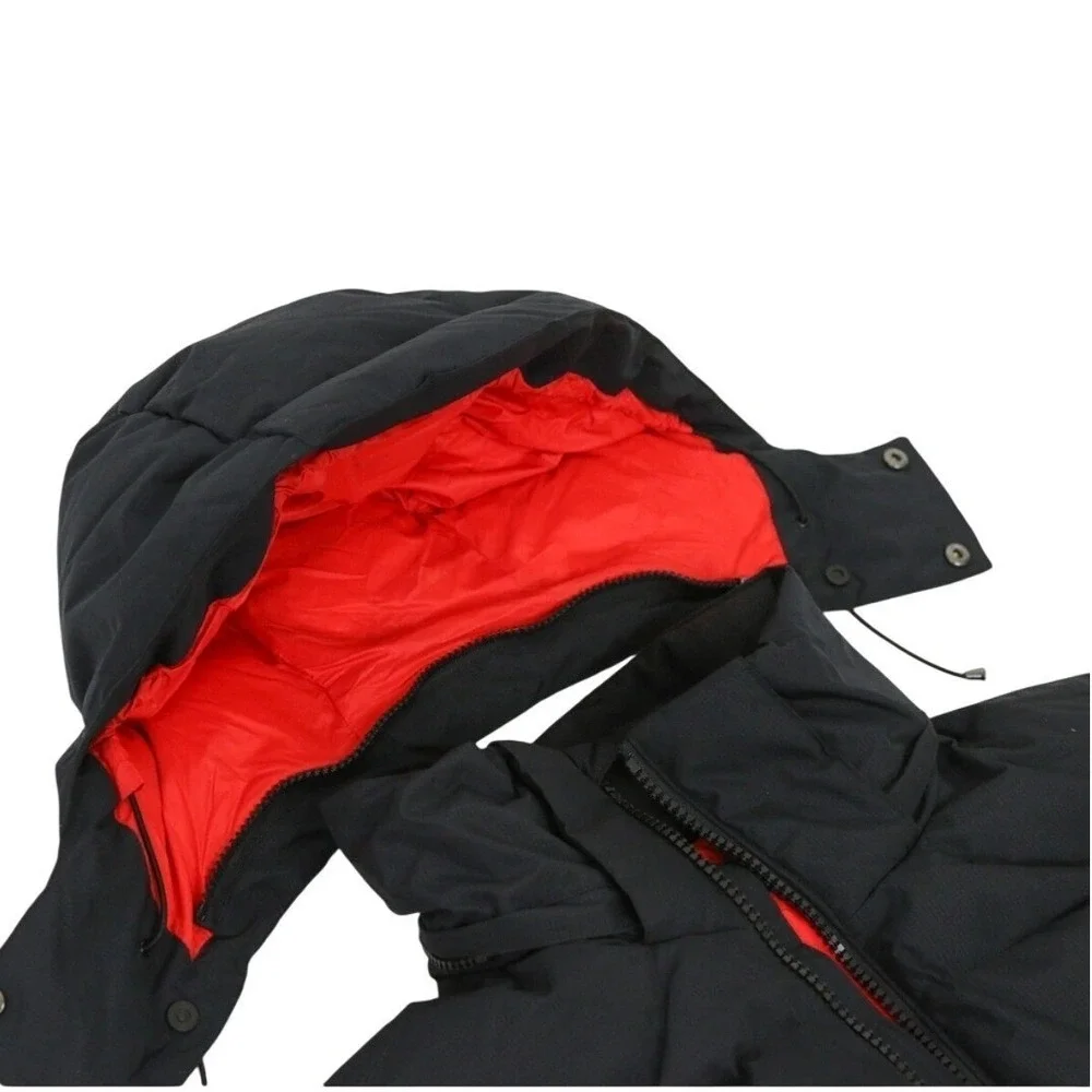 Polo Ralph Lauren Big Pony Hooded Puffer Down Jacket Coat Black BIG Pony 2XB New
